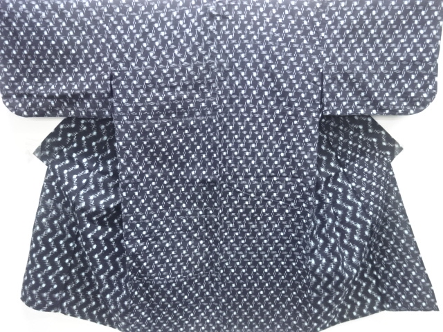 JAPANESE KIMONO / ANTIQUE NORAGI / COTTON / KURUME KASURI